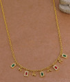 Light Weight Gold Imitation Necklace Ruby Green Gemstone Pendant SMDR2860 Light Weight Gold Imitation Necklace Ruby Green Gemstone Pendant SMDR2860