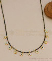 Light Weight Karimani Floral Charm Pendant Modern Mangalsutra Design SMDR2866 Light Weight Karimani Floral Charm Pendant Modern Mangalsutra Design SMDR2866