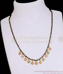 Elegant Ruby Green Kemp Stone Gold Plated Mangalsutra Pendant Chain SMDR2868 Elegant Ruby Green Kemp Stone Gold Plated Mangalsutra Pendant Chain SMDR2868