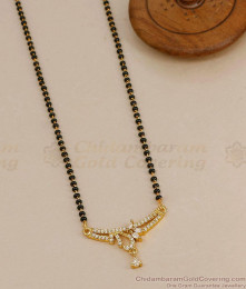 New Arrival 1 Gram Gold Modern Mangalsutra Collections Shop Online SMDR2870