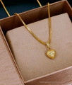 Classic Gold Imitation Heart Shaped Locket Chain Collections Shop Online SMDR2878