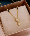 Modern Short Gold Mangalsutra Design for Women SMDR2882 Modern Short Gold Mangalsutra Design for Women SMDR2882