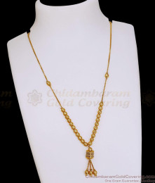 Traditional Short Gold Bead Mangalsutra Design SMDR2885