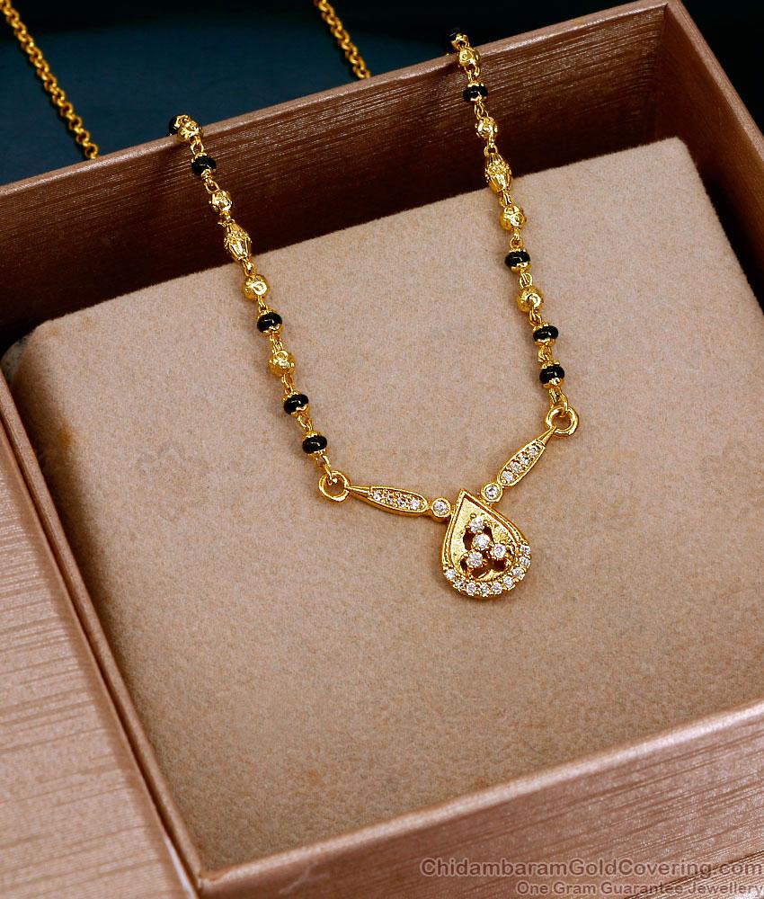 Buy Gold Beaded Karimani Sara With Stone Pendant Online SMDR2889 Buy Gold Beaded Karimani Sara With Stone Pendant Online SMDR2889