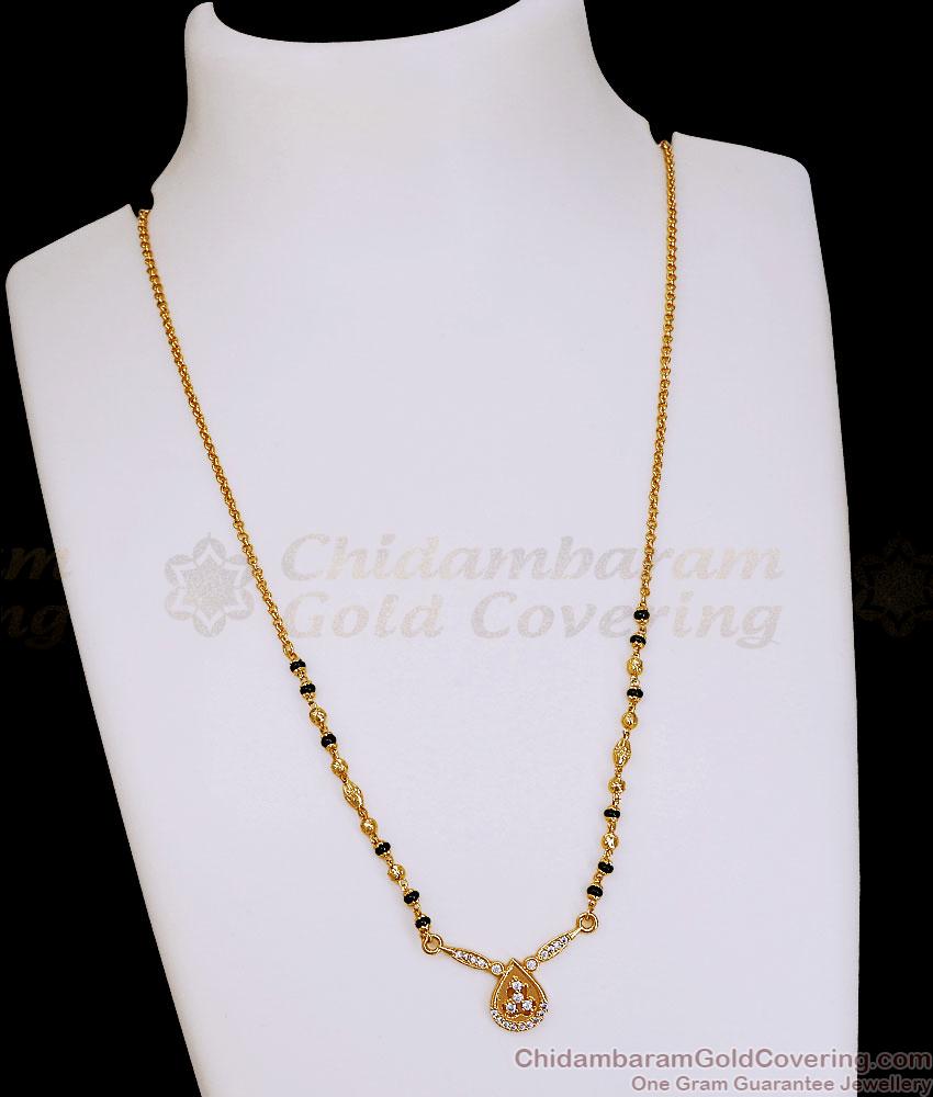 Buy Gold Beaded Karimani Sara With Stone Pendant Online SMDR2889 Buy Gold Beaded Karimani Sara With Stone Pendant Online SMDR2889