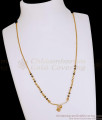 White Ad Stone Heart Design Modern Gold Mangalsutra Chain SMDR2894 White Ad Stone Heart Design Modern Gold Mangalsutra Chain SMDR2894