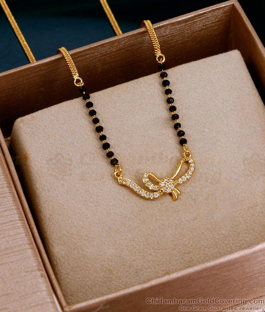 Premium Quality Gold Plated White Stone Pendant Karimani Chain SMDR2895 Premium Quality Gold Plated White Stone Pendant Karimani Chain SMDR2895