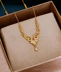 High Quality Micro Gold Plated Stone Pendant WIth Beads Chain SMDR2898 High Quality Micro Gold Plated Stone Pendant WIth Beads Chain SMDR2898