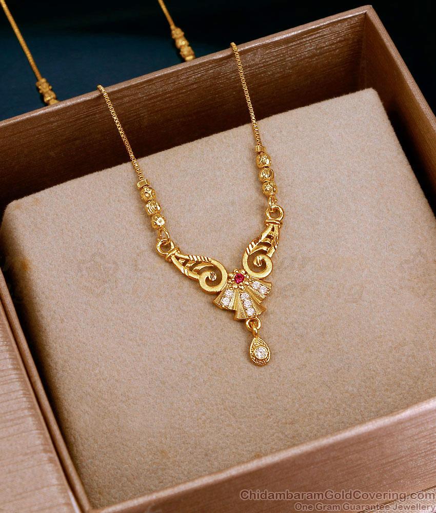 High Quality Micro Gold Plated Stone Pendant WIth Beads Chain SMDR2898 High Quality Micro Gold Plated Stone Pendant WIth Beads Chain SMDR2898