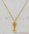 Light Weight Heart Design Dollar Gift For Loved Person Gold Pendant Chain SMDR291