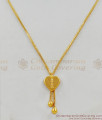 Beautiful Heart Valentines Gift Gold Plated Light Weight Small Pendant Chains SMDR292