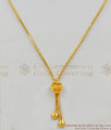 Cute Little Heart Model Gold Tone Small Pendant Chain Jewelry Collection SMDR293