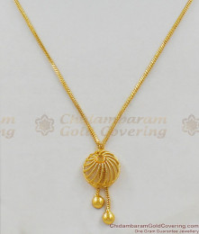 Thin Fancy Design Beautiful Gold Aspiring Small Pendant Dollar Chain SMDR296 Thin Fancy Design Beautiful Gold Aspiring Small Pendant Dollar Chain SMDR296