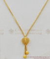 Valentines Gift Gold Tone Heart Design Pendant Short Chain For Girls SMDR300