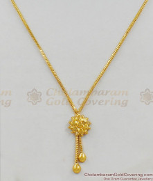 Guaranteed Trendy Model Light Weight Gold Finish Pendant Short Chain SMDR301 Guaranteed Trendy Model Light Weight Gold Finish Pendant Short Chain SMDR301