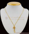 New Fancy Design One Gram Gold Pendant Chain For Daily Use Online SMDR304