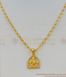 Ayangaran Vinayagar Pendant Short Chain Gold Plated Jewellery Collection SMDR402 Ayangaran Vinayagar Pendant Short Chain Gold Plated Jewellery Collection SMDR402