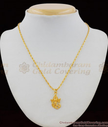 Ayangaran Vinayagar Pendant Short Chain Gold Plated Jewellery Collection SMDR412 Ayangaran Vinayagar Pendant Short Chain Gold Plated Jewellery Collection SMDR412