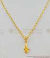 Fancy Small pendant One Gram Gold Daily Wear Short Chain Collections SMDR413