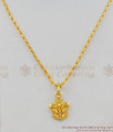One Gram Gold Daily Wear Flower Pendants for College and Office Wear SMDR414