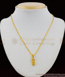Cute Golden Teddy With Golf Club Trendy Short Pendant Chain SMDR416 Cute Golden Teddy With Golf Club Trendy Short Pendant Chain SMDR416