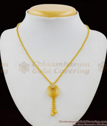 Light Weight Circle Design Dollar Gift For Loved Person Gold Pendant Chain SMDR420 Light Weight Circle Design Dollar Gift For Loved Person Gold Pendant Chain SMDR420