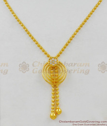 Light Weight Circle Design Dollar Gift For Loved Person Gold Pendant Chain SMDR420 Light Weight Circle Design Dollar Gift For Loved Person Gold Pendant Chain SMDR420