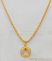 White Stones Love Fish Attractive Model Gold Plated Short Chain For Girls College Use SMDR423 White Stones Love Fish Attractive Model Gold Plated Short Chain For Girls College Use SMDR423