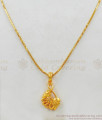 Autumn Season Special Leaf Pendant Chain Jewelry Daily Use Collection SMDR441