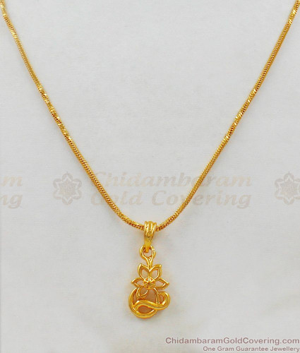 Pendant Kids Gold Chain Models Budding Flower Small Kids Pendant