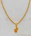 Gold Leaf Teen Pendant Short Gold Chain New Arrivals Online SMDR463