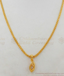 Daily Wear Gold Chain With Pendent Jewelry Collections For Girls SMDR465 Daily Wear Gold Chain With Pendent Jewelry Collections For Girls SMDR465
