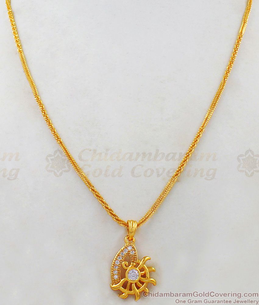 Fast Moving Gold Chain With Pendant Chain Jewelry Collections SMDR467
