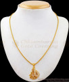 Beautiful Light Weight Gold Chain With Pendant Jewelry Collections For Daily Use SMDR475