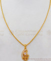 Iconic Diamond Pattern Gold Chain With Pendant Collections SMDR476 Iconic Diamond Pattern Gold Chain With Pendant Collections SMDR476