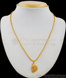 Gold Pendant Chain Diamond Stone Short Chain Collections Buy Online SMDR482 Gold Pendant Chain Diamond Stone Short Chain Collections Buy Online SMDR482