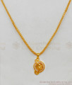 Gold Pendant Chain Diamond Stone Short Chain Collections Buy Online SMDR482