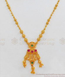 Stunning Short Chain With Pendant Gold Plated Short Chain Collections SMDR486 Stunning Short Chain With Pendant Gold Plated Short Chain Collections SMDR486