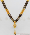 Black Beads Mangalsutra Type Gold Plated Short Chain Collections Buy Online SMDR490