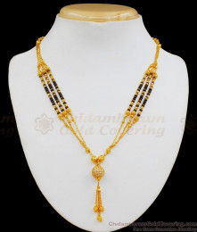 Latest Black Beads Mangalsutra Type Gold Plated Short Chain Collections Buy Online SMDR492 Latest Black Beads Mangalsutra Type Gold Plated Short Chain Collections Buy Online SMDR492