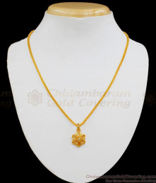 Flower Model AD White Stone Pendant Chain For Ladies SMDR498 Flower Model AD White Stone Pendant Chain For Ladies SMDR498