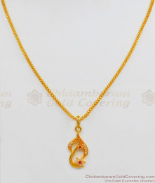 Unique Flower Model AD White Stone Pendant Chain For Ladies Buy Online SMDR500 Unique Flower Model AD White Stone Pendant Chain For Ladies Buy Online SMDR500