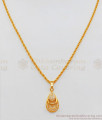 Beautiful Light Weight Gold Chain Pendant Collections For Daily Use SMDR516