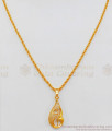 Peacock Short Gold Chain With Pendant Collections Buy Online SMDR518