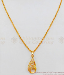 Peacock Short Gold Chain With Pendant Collections Buy Online SMDR518 Peacock Short Gold Chain With Pendant Collections Buy Online SMDR518