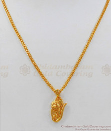 New Arrival Gold Pendant Chain Short Chain Collections Daily Wear SMDR523 New Arrival Gold Pendant Chain Short Chain Collections Daily Wear SMDR523