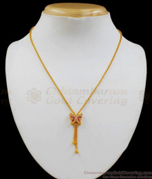 Butterfly Gold Chain With Pendant  Jewelry Collections SMDR526 Butterfly Gold Chain With Pendant  Jewelry Collections SMDR526