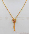 Butterfly Gold Chain With Pendant  Jewelry Collections SMDR526