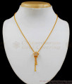 New Model AD White Stone Star Gold Chain With Pendant  Jewelry Collections SMDR528