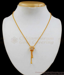 New Model AD White Stone Star Gold Chain With Pendant  Jewelry Collections SMDR528 New Model AD White Stone Star Gold Chain With Pendant  Jewelry Collections SMDR528